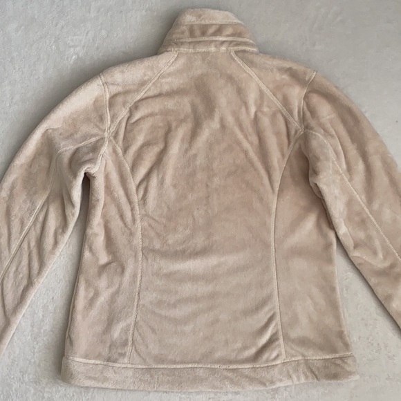 Lands’ End | Cozy Mock Neck Full Zip Jacket Cream (M 10-12) - Picture 12 of 16